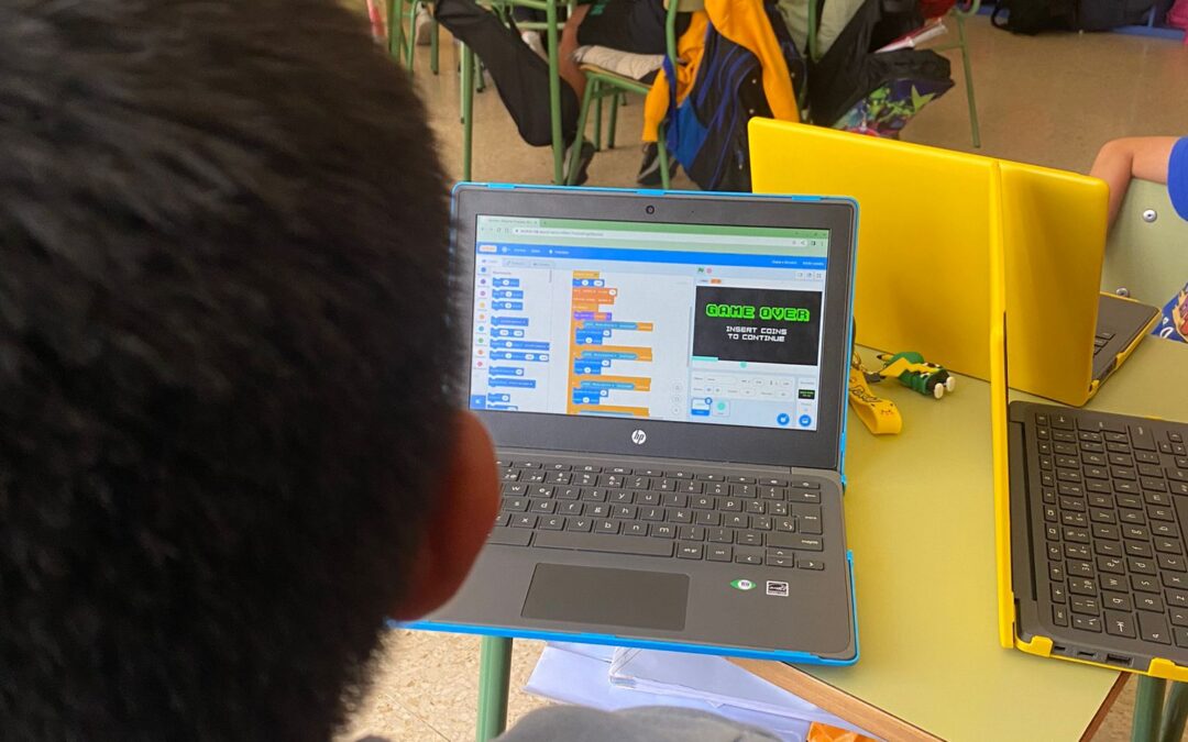 Taller de Scratch en Quinto