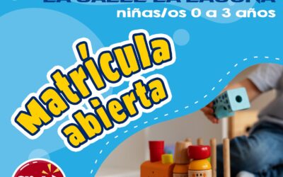 ¡Matrícula abierta para niños y niñas de 0 a 3 años!