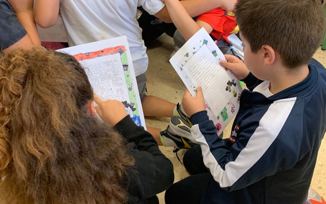 2º de Primaria recibe cartas del alumnado de La Salle Arucas