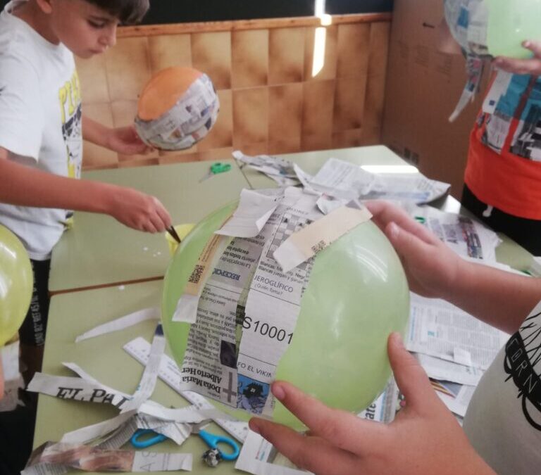 5º de Primaria avanza en su nuevo taller de Plástica