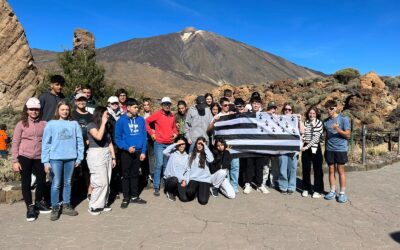 Nuestros visitantes franceses disfrutan del Parque Nacional del Teide