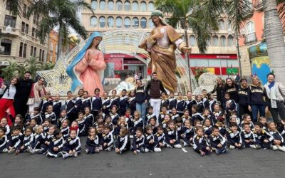 Infantil visita varios Portales de Belén en Santa Cruz de Tenerife