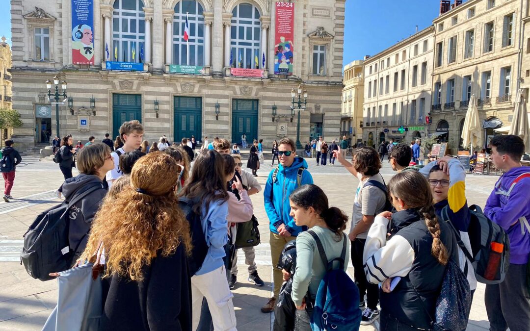 Viaje a Montpellier 2024| Día 2: Visita guiada de la ciudad y primera clase