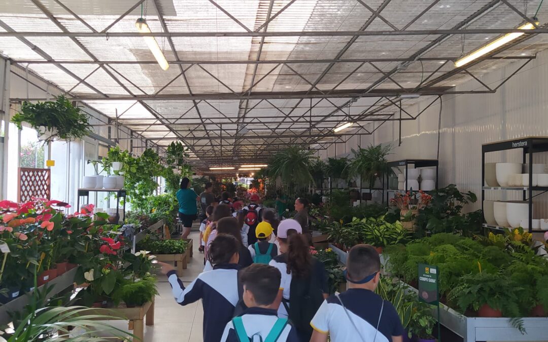 3º de Primaria visita el vivero «Jardines Madre del Agua»