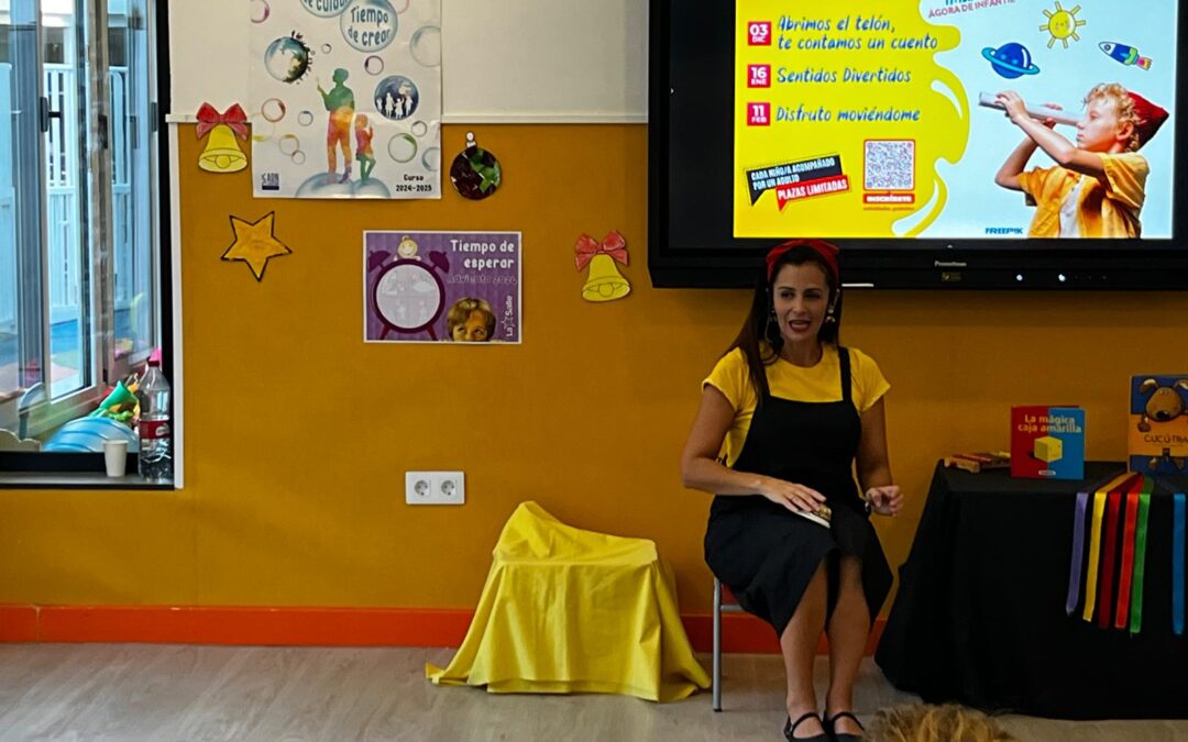 Éxito del taller sensorial «Abrimos el Telón, Te Contamos un Cuento»