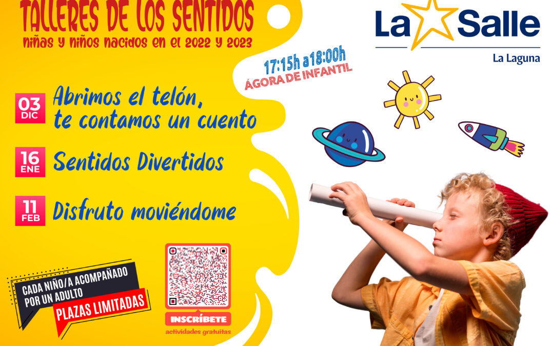 ¡Este jueves celebramos el segundo de nuestros Talleres de los Sentidos Gratuitos!