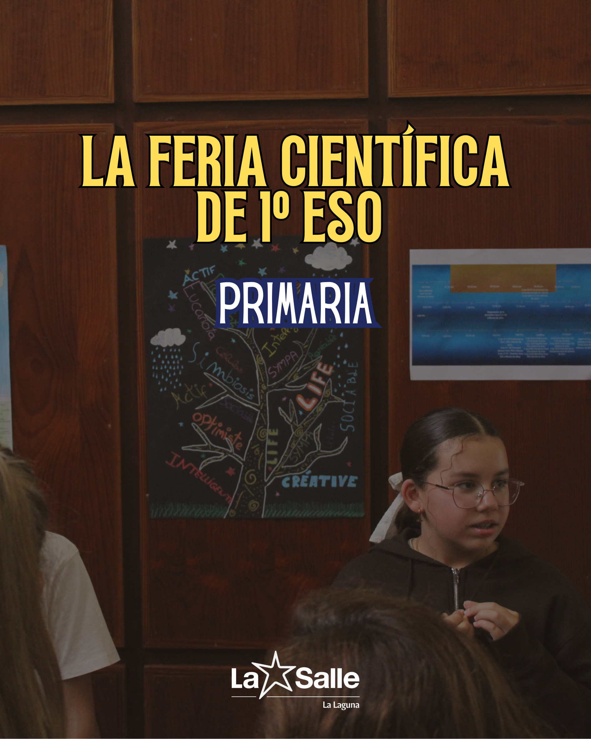 1º ESO finaliza la narrativa «LIFE» con una feria científica