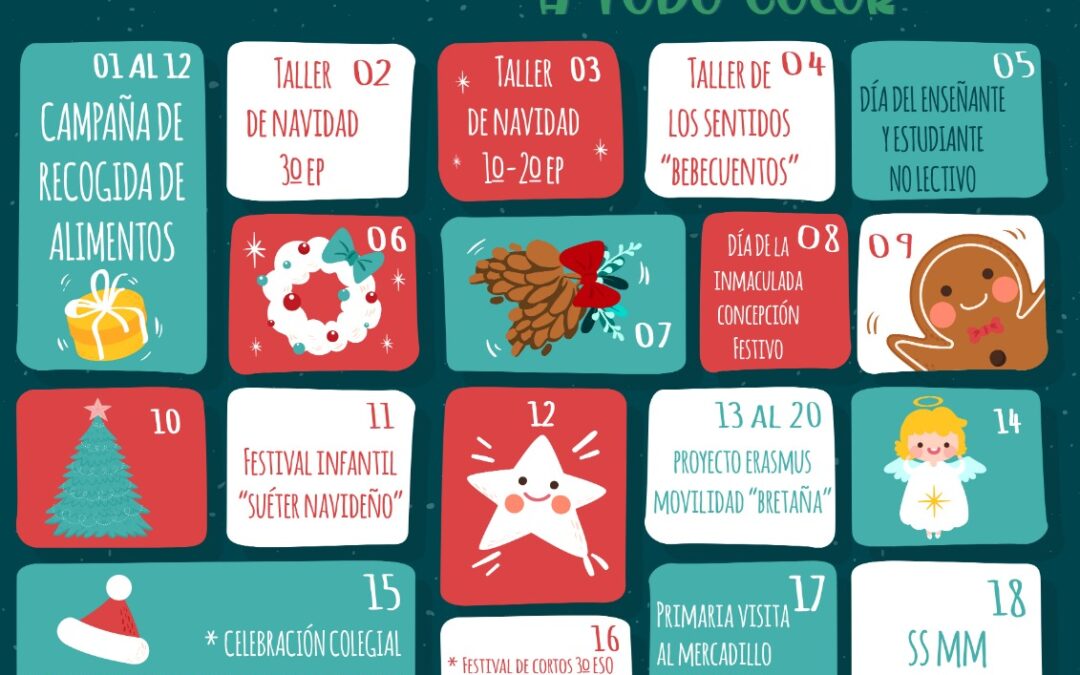 ¡Diciembre a todo color!