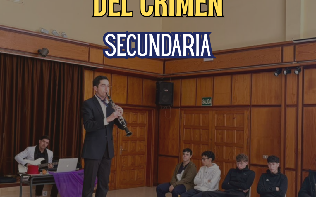 «En el escenario del crimen»